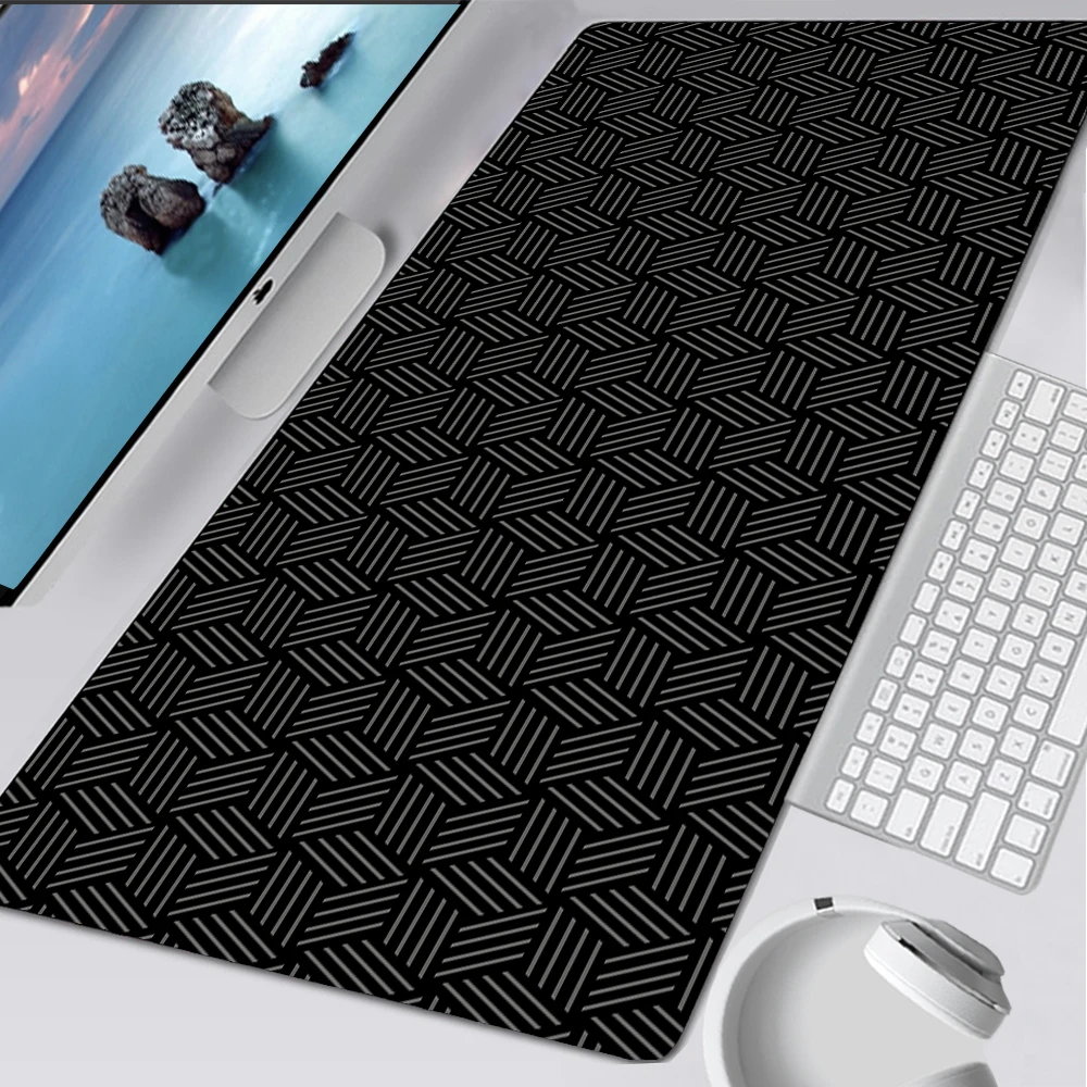 Laptop Accessories For Protection - Tapis de souris hexagonal noir pour