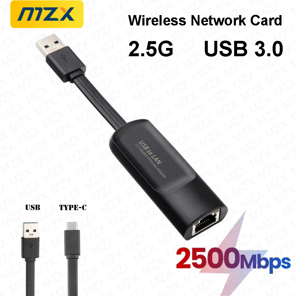 Laptop External Accessories - Carte réseau Gigabit Ethernet 2.5G 2500Mbps,
