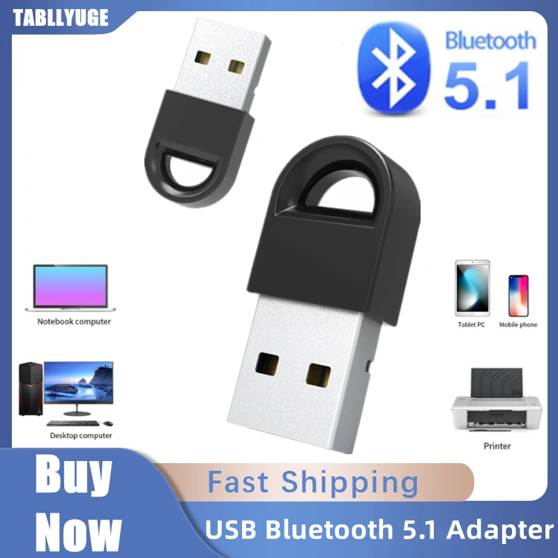 Laptop External Accessories - Adaptateur USB Bluetooth 5.1, récepteur Dongle