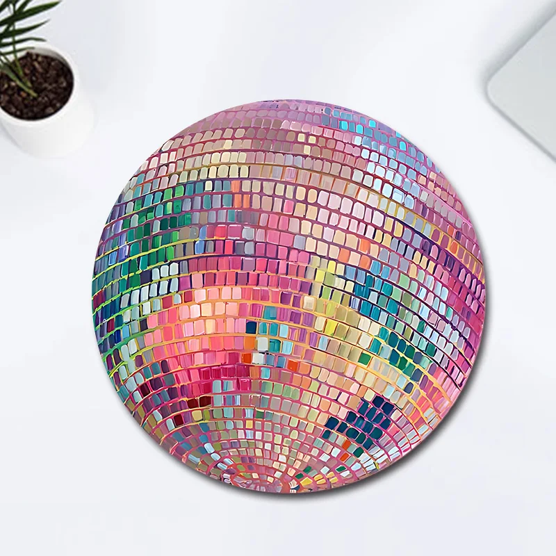 Tapis de souris rond en caoutc - Laptop Accessories For Protection avis et prix