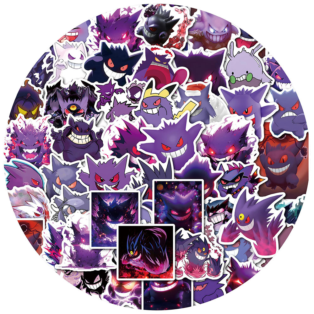 50-100 autocollants Gengar Ani - Good Laptop Accessories avis et prix