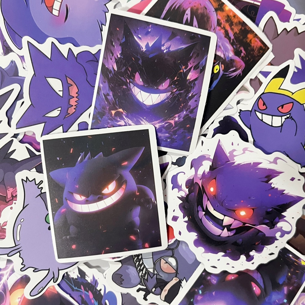 50-100 autocollants Gengar Ani - Good Laptop Accessories avis et prix