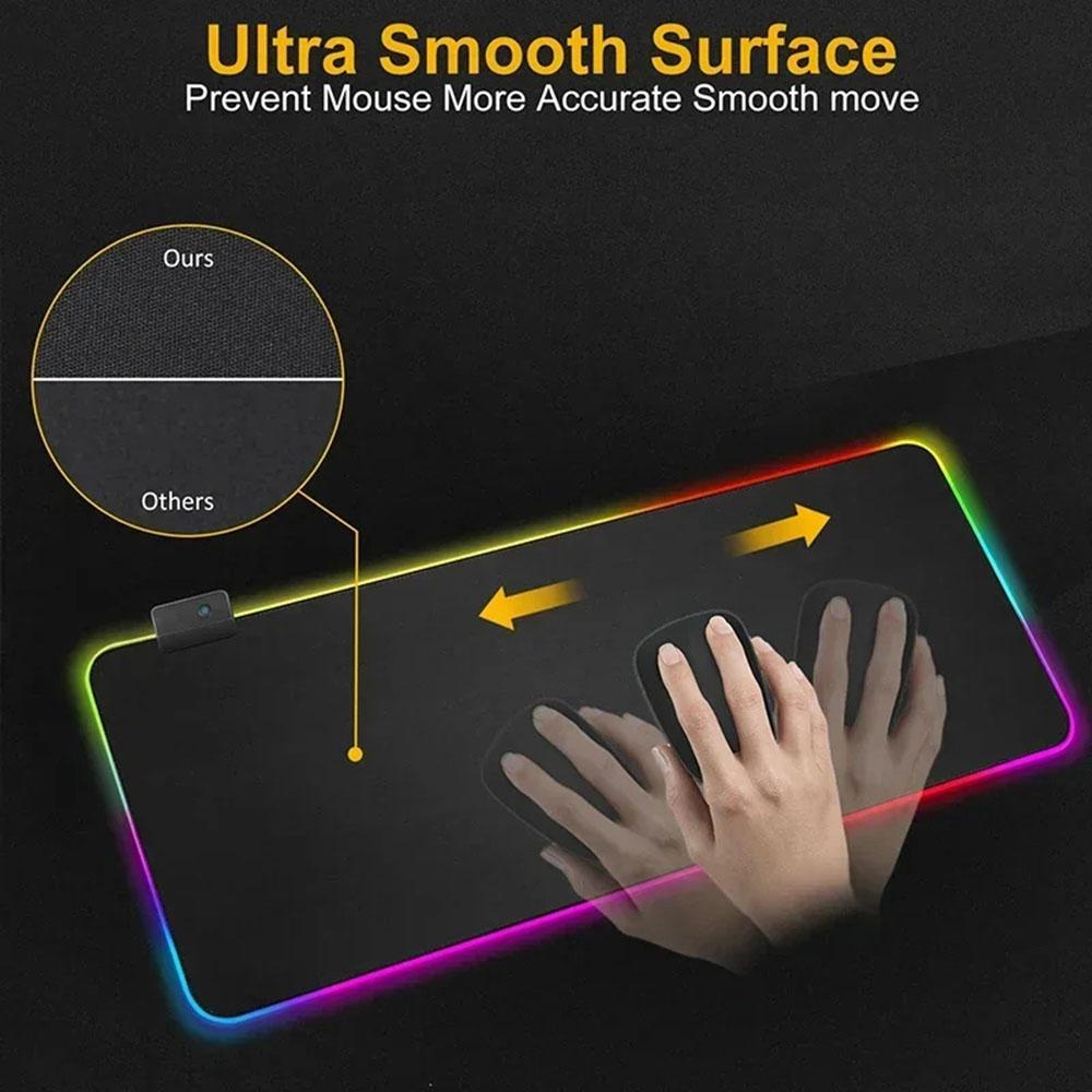 Tapis de souris RGB rétroéclai - Laptop Accessories Market avis et prix