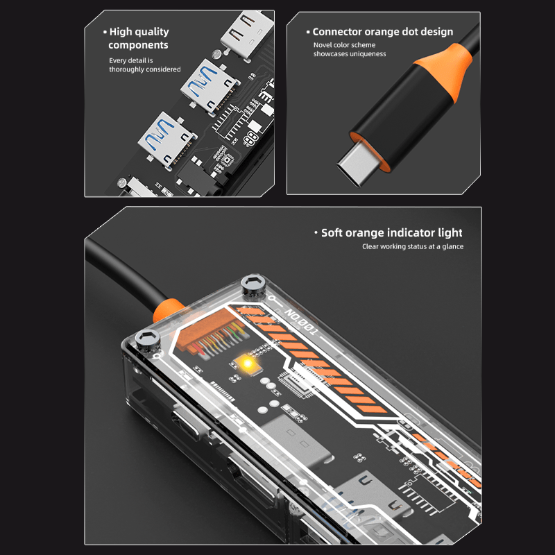 Hub USB-C 6-en-1 pour MacBook  - Usb C Docking Hub avis et prix