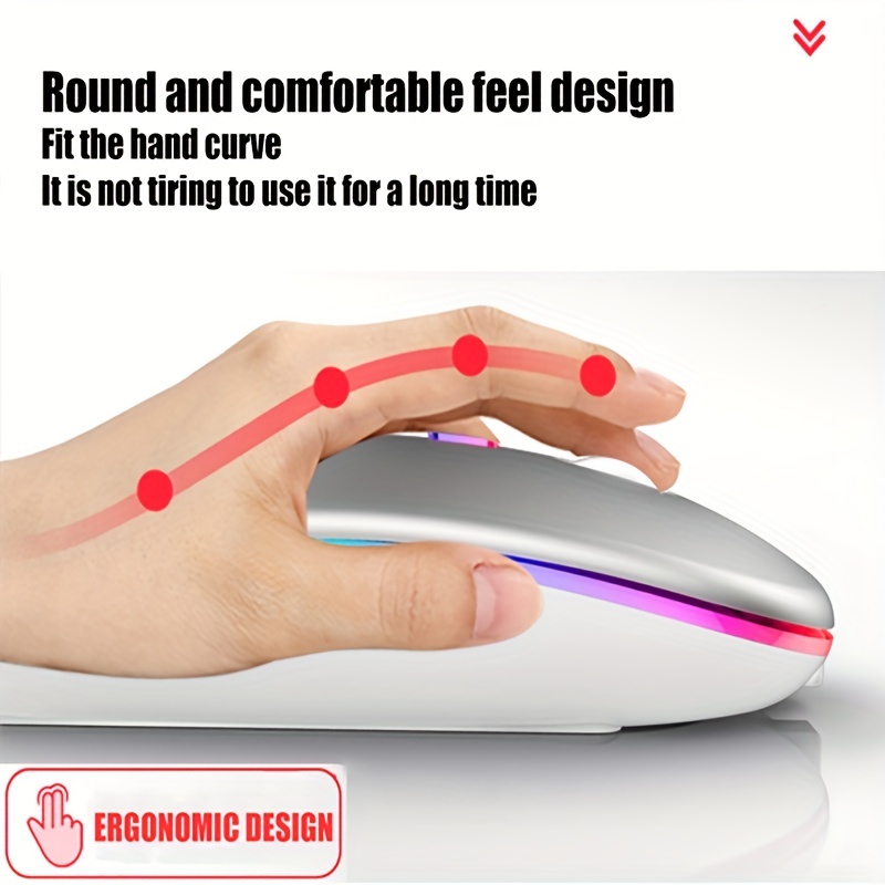Souris sans fil rvb Rechargeab - Laptop External Accessories avis et prix