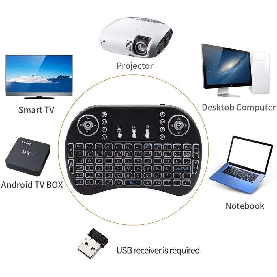 Mini clavier sans fil 2.4GHz,  - Laptop External Accessories avis et prix