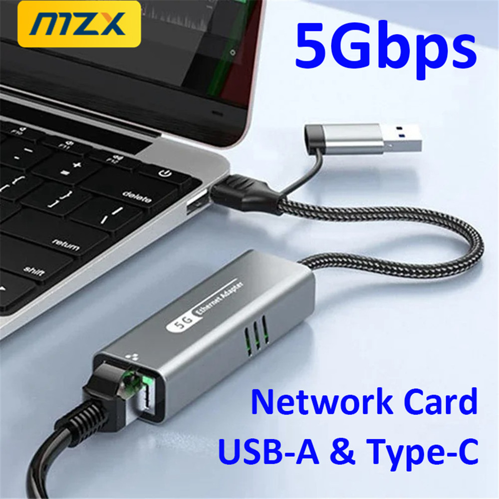 MZX 5000Mbps 5G carte réseau U - Laptop External Accessories avis et prix